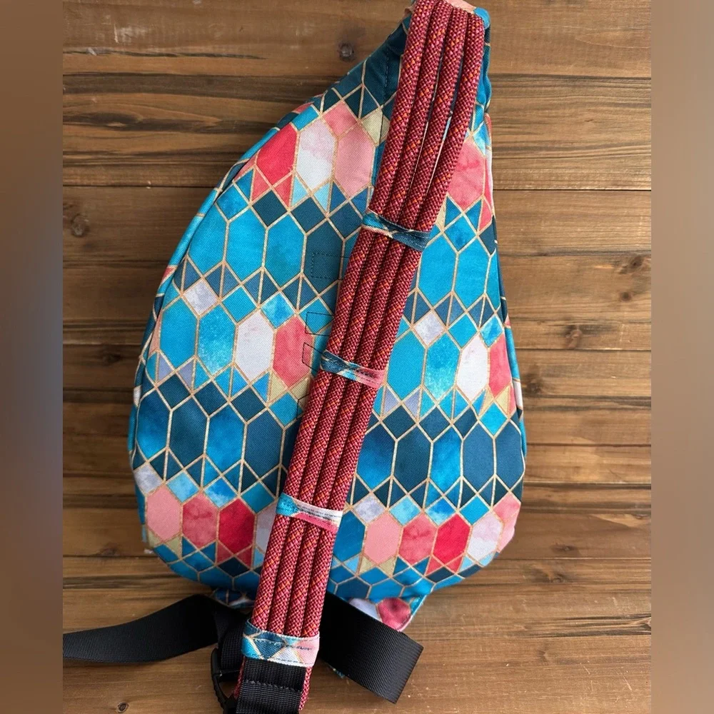 KAVU Stained Glass Rope Sling Crossbody & Wallet - Picture 5 of 14